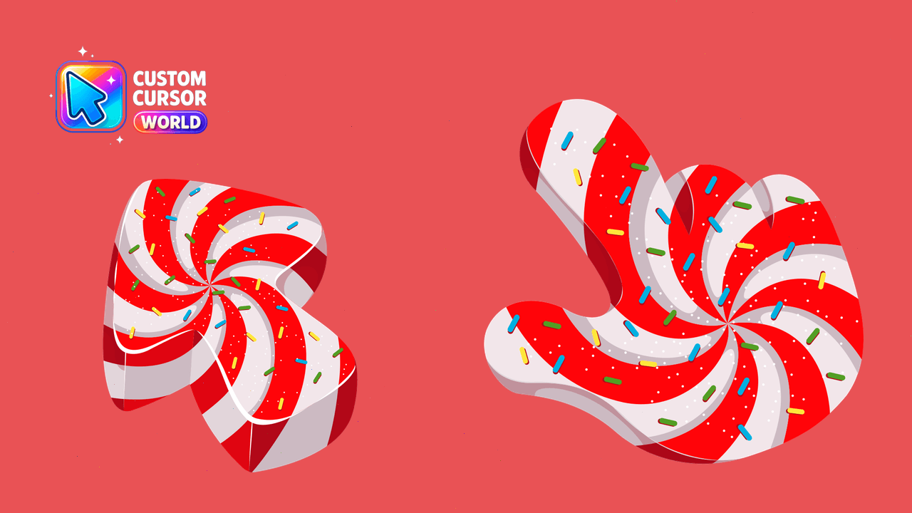 Cursor pack preview: Candy Cursor Pack for Chrome & Edge