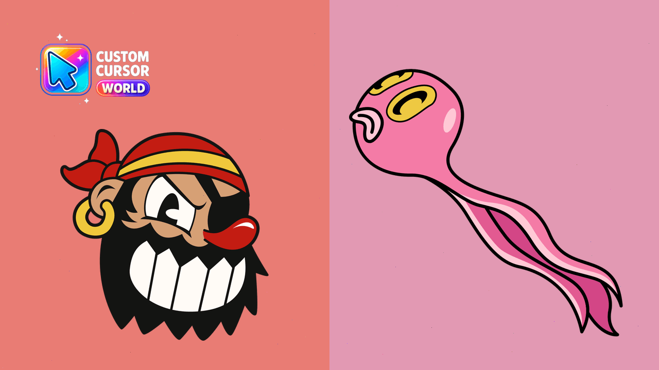 Cursor pack preview: Custom Brineybeard Cursor Pack for Mouse and Pointer
