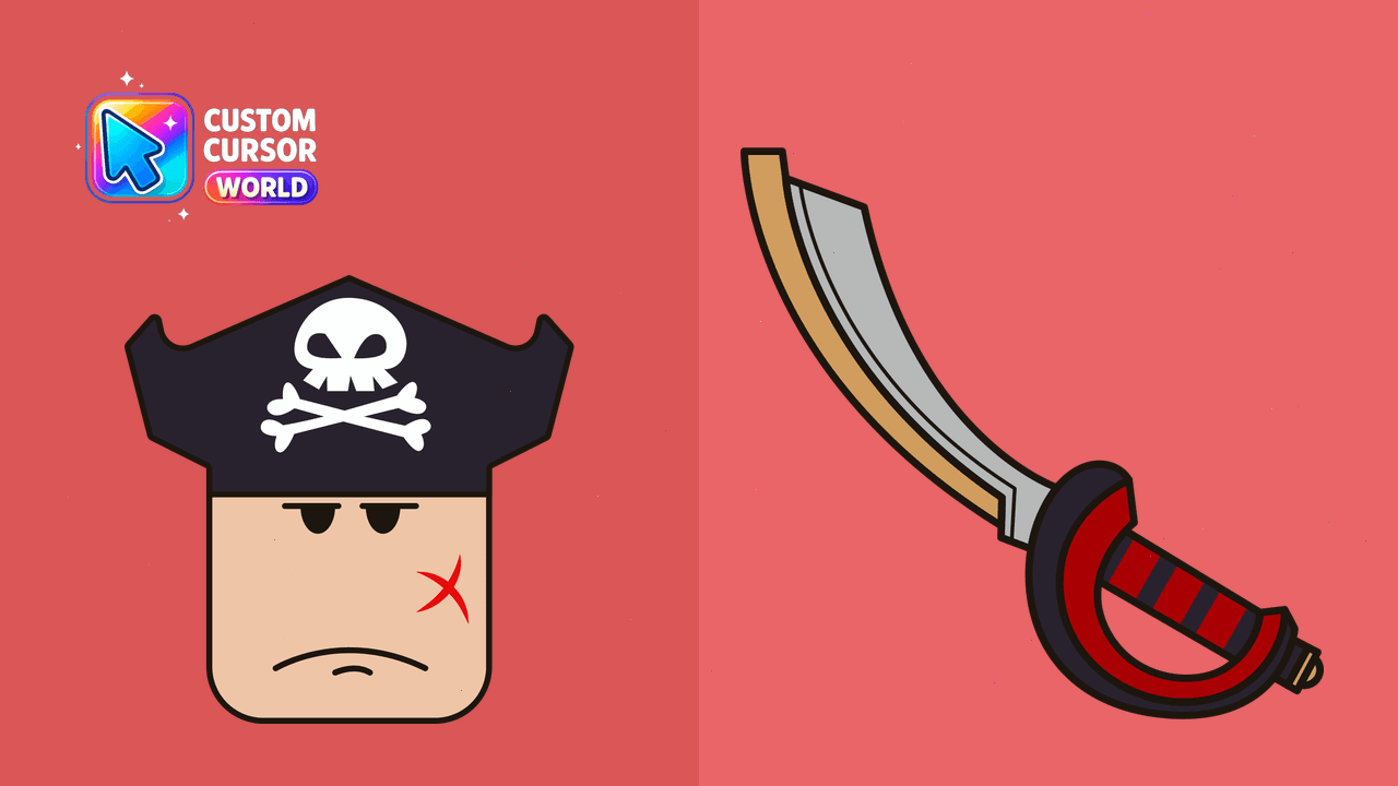 Cursor pack preview: Custom Captain Rampage Cursor Pack for Chrome & Edge