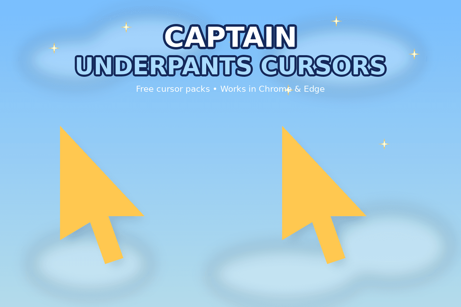 Captain Underpants Cursors - Custom cursor collection preview