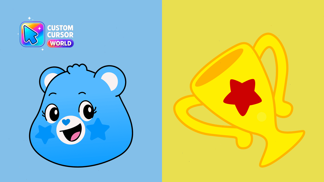 Cursor pack preview: Champ Bear Custom Cursor Pack for Chrome