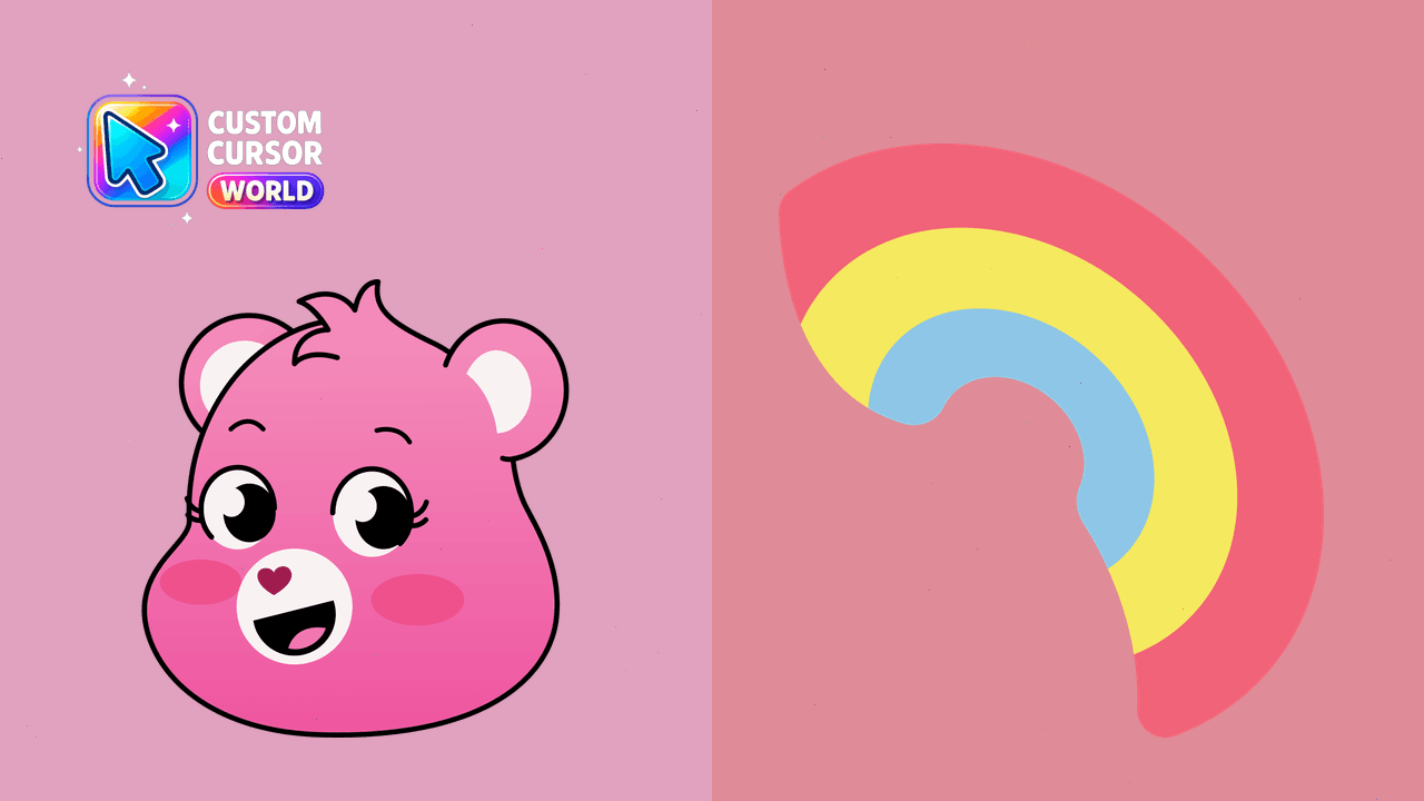 Cursor pack preview: Cheerful Cursor Pack - Cheer Bear Customization