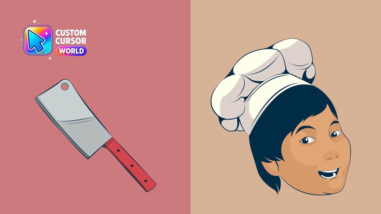 Cursor pack preview: Chef Jackie Custom Cursor Pack