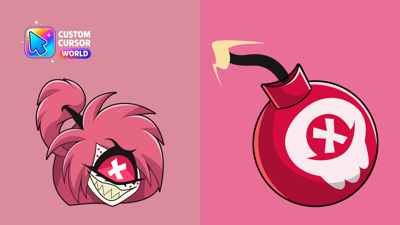 Cursor pack preview: Cherri Bomb Custom Cursor Pack for Chrome & Edge
