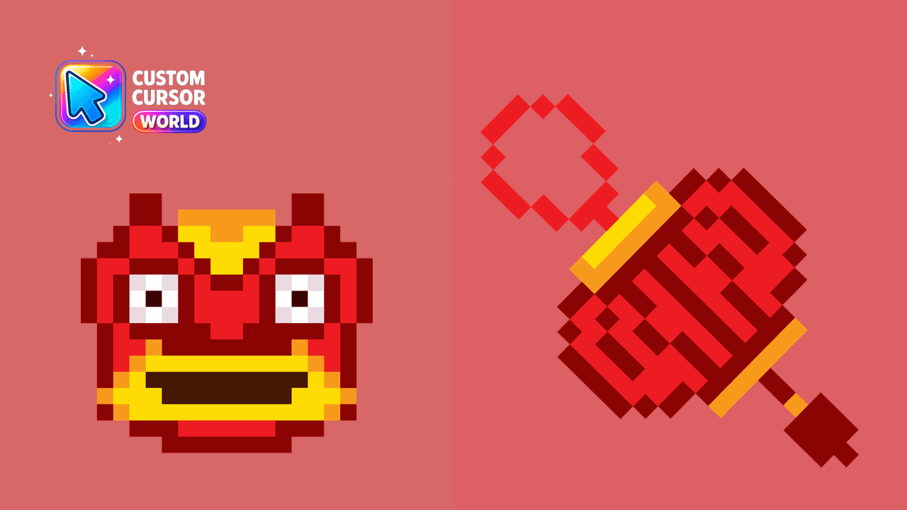 Cursor pack preview: Chinese Dragon Custom Cursor Pack
