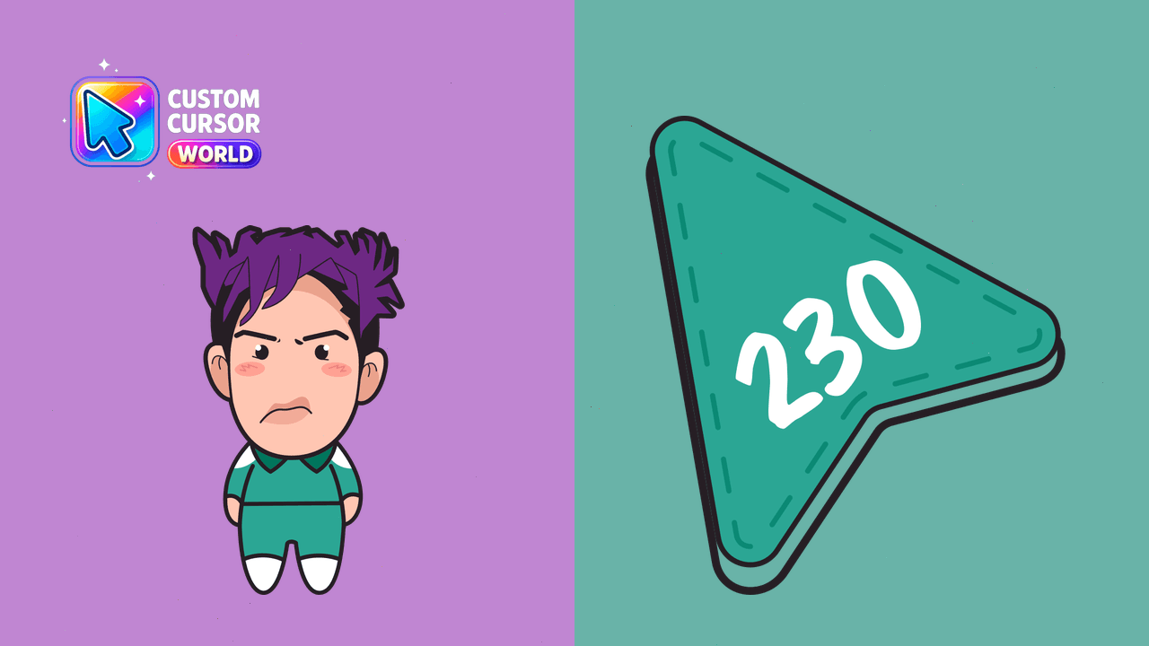 Cursor pack preview: Squid Game Custom Cursor Pack - Thanos (Choi Su-bong)