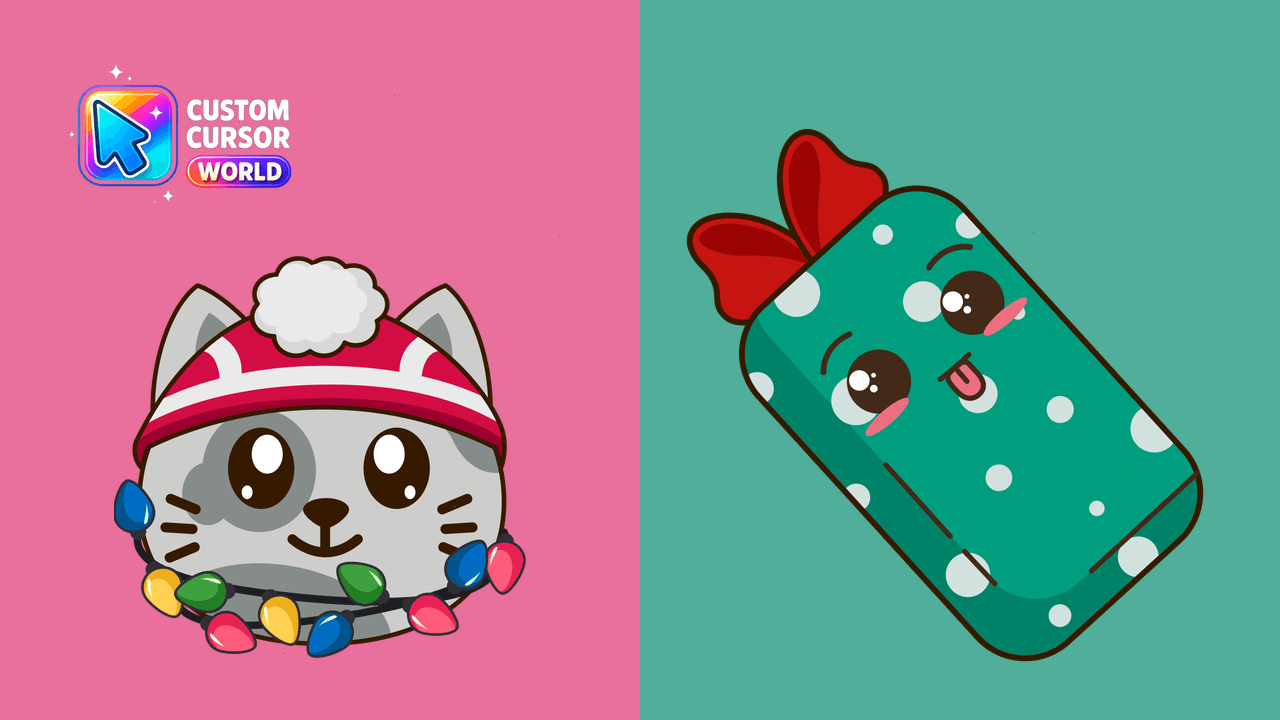Cursor pack preview: Festive Cursor Pack Christmas Cat