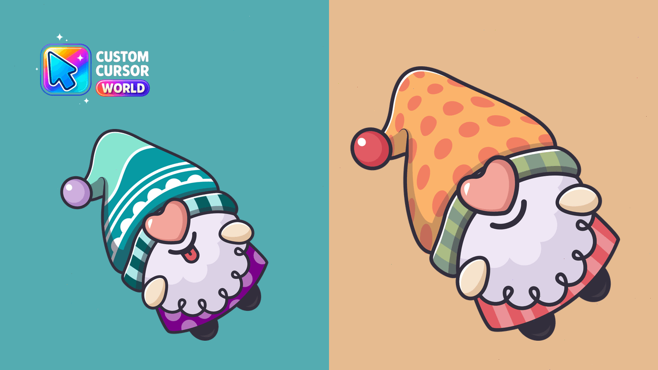 Cursor pack preview: Christmas Dwarf Custom Cursor Pack