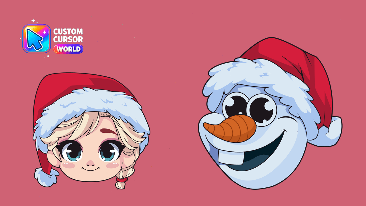 Cursor pack preview: Festive Frozen Cursor Pack