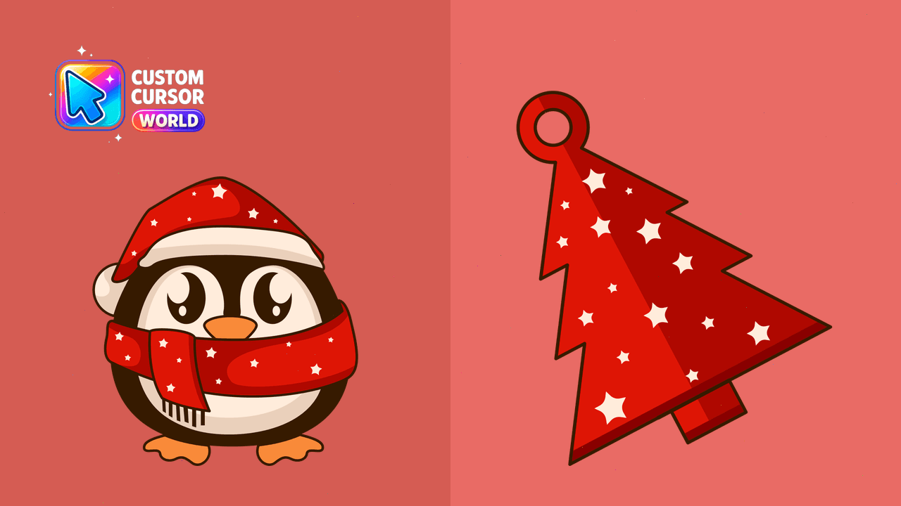 Cursor pack preview: Christmas Cursor Pack for Google Chrome and Microsoft Edge