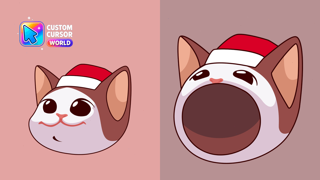 Cursor pack preview: Christmas Cursor Pack for Browsers