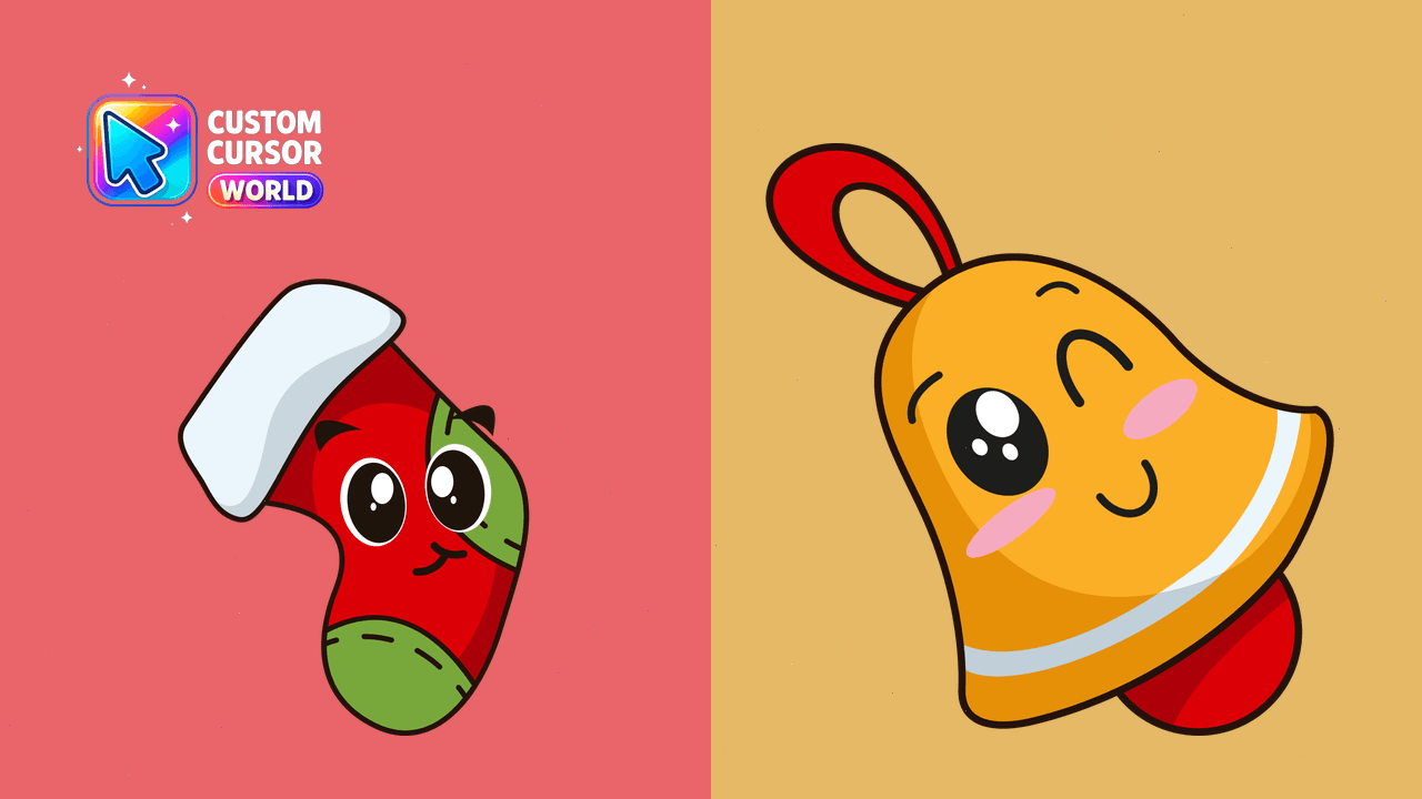 Cursor pack preview: Merry Christmas Custom Cursor Pack