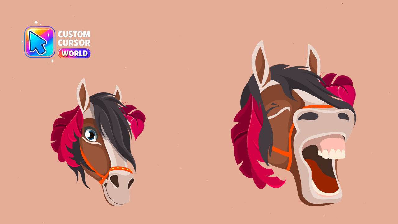 Cursor pack preview: Custom Circus Horse Cursor Pack