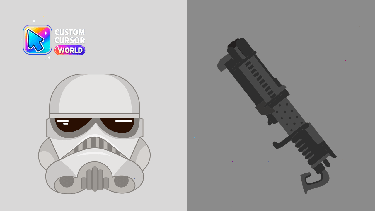 Cursor pack preview: Custom Clone Trooper Cursor Pack for Chrome