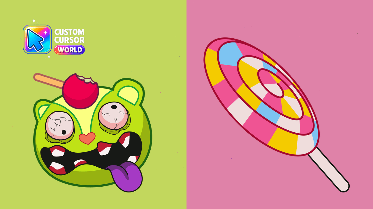 Cursor pack preview: Nutty Custom Cursor Pack for Halloween Season