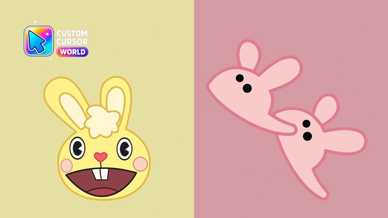 Cursor pack preview: Cuddles Custom Cursor Pack for Chrome & Edge