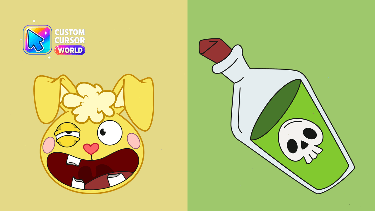 Cursor pack preview: Cuddles and Poison Cursor Pack