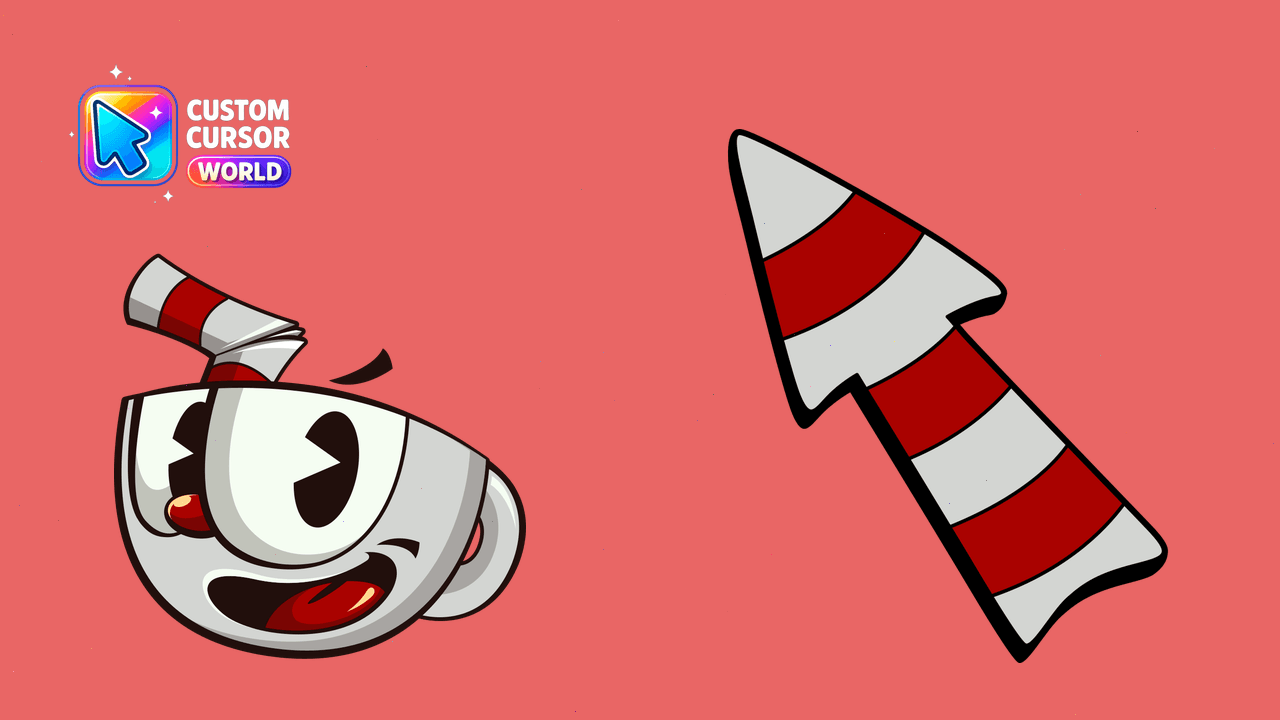 Cursor pack preview: Cuphead Custom Cursor Pack