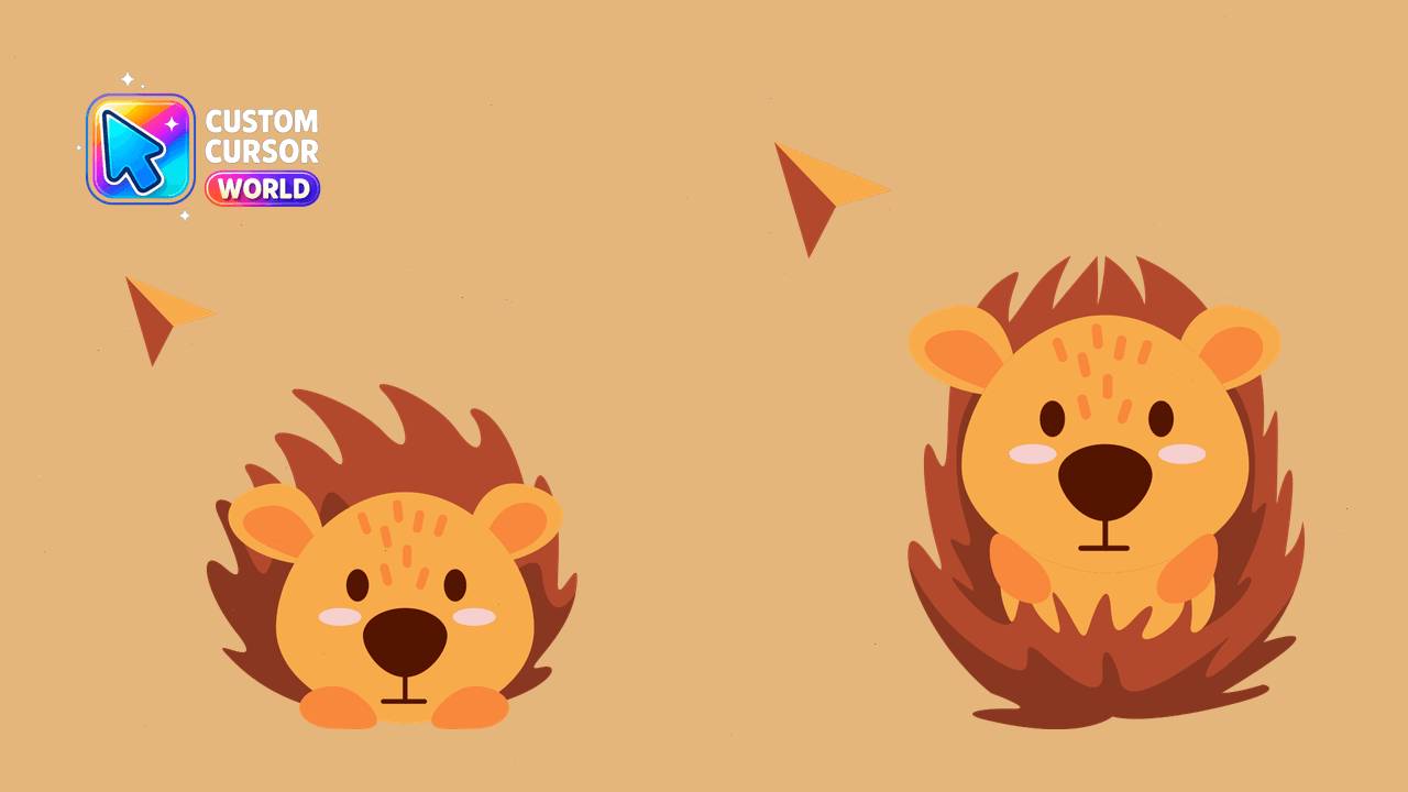 Cursor pack preview: Hedgehog Cursor Pack for Chrome and Edge