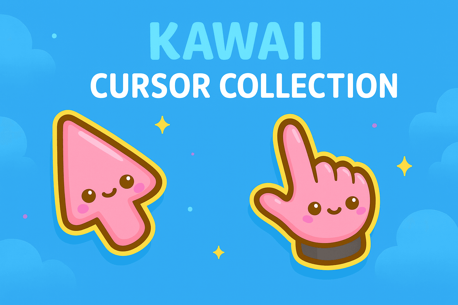 Kawaii Cursor Collection - Custom cursor collection preview
