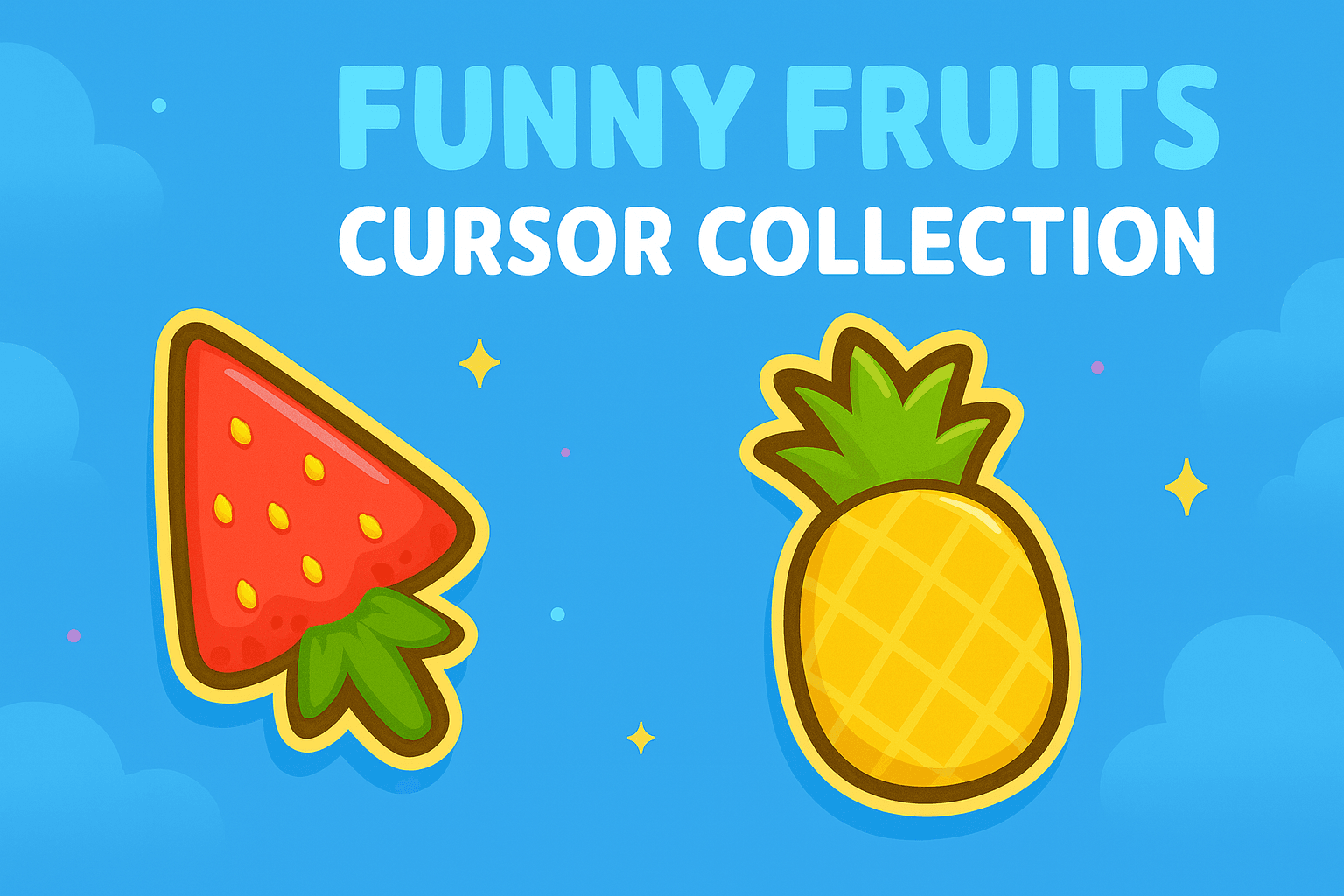 Funny Fruits Cursor Collection - Custom cursor collection preview image