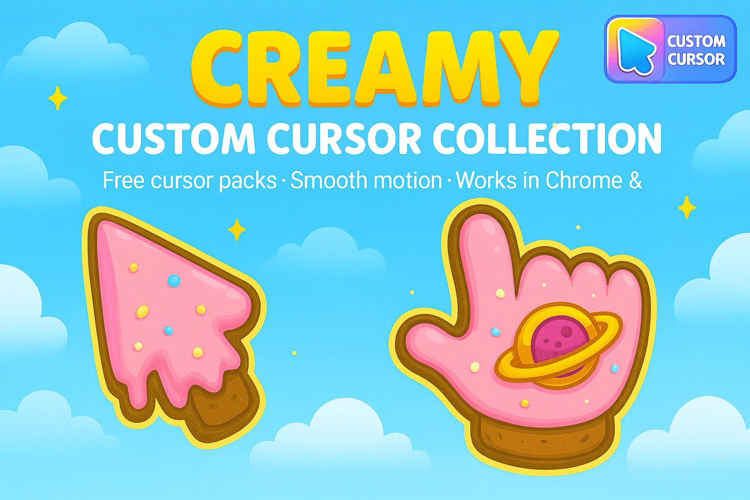 Creamy Cursor Collection for Chromium Browsers - Custom cursor collection preview