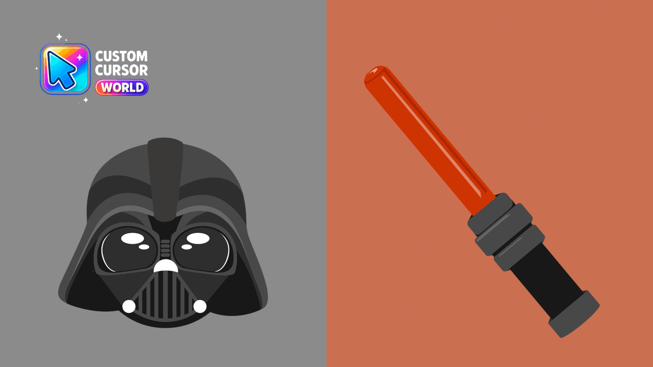 Cursor pack preview: Darth Vader Custom Cursor Pack for Chrome & Edge