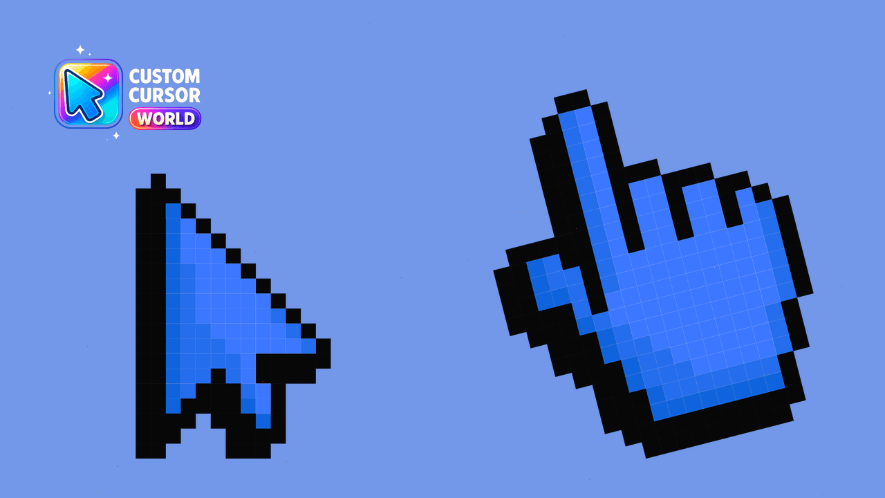 Cursor pack preview: Pixel Cursor Pack for Browsers