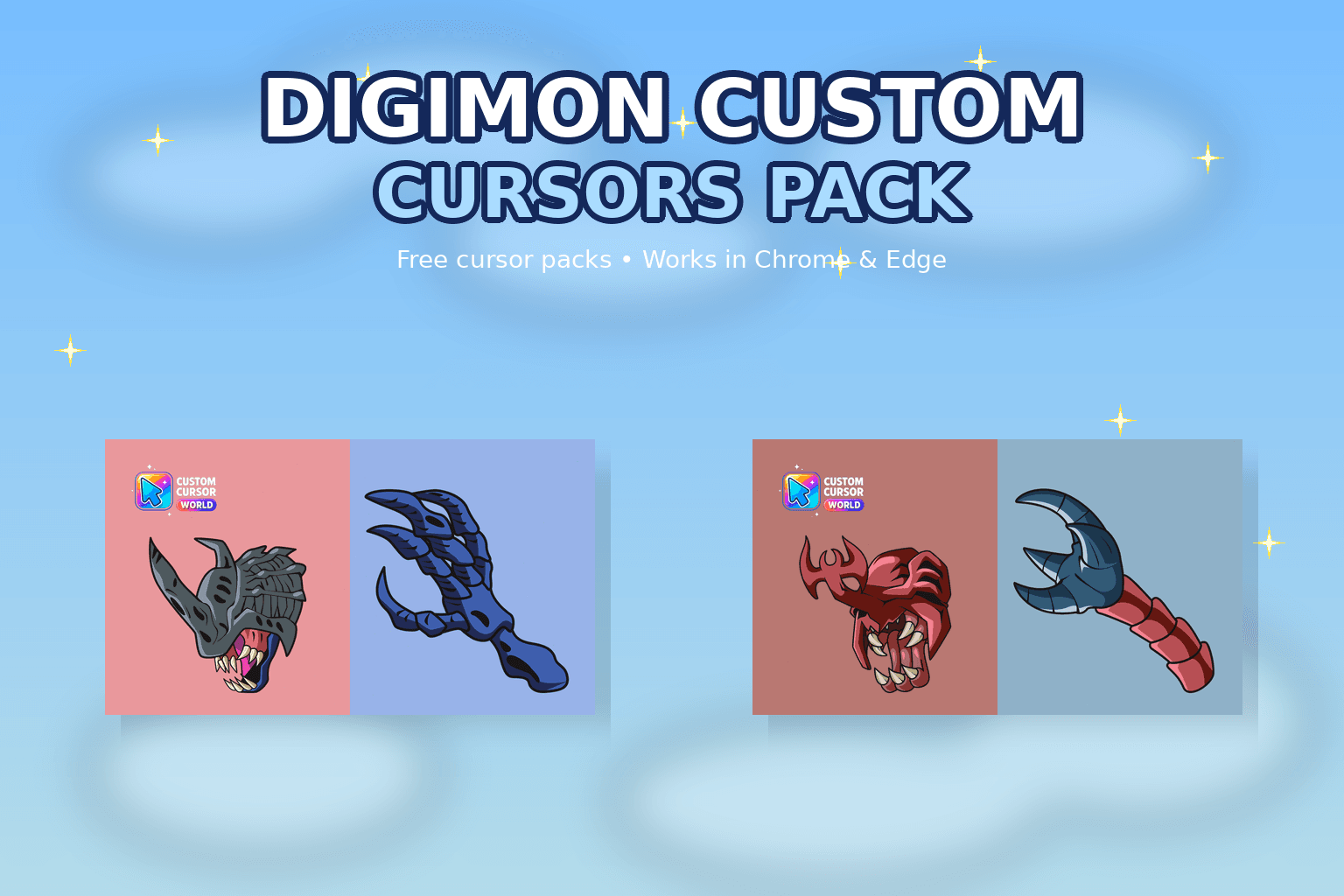 Digimon Custom Cursors Collection - Custom cursor collection preview