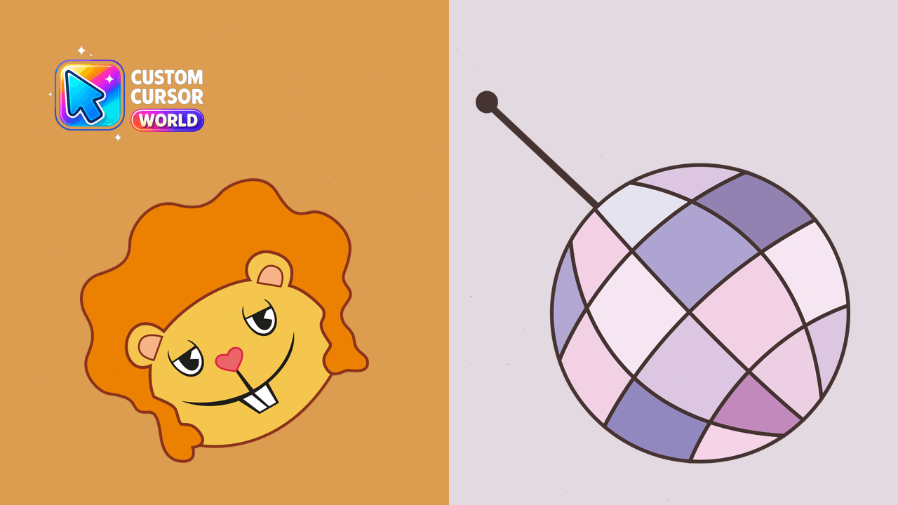 Cursor pack preview: Custom Disco Cursor Pack for Chrome & Edge