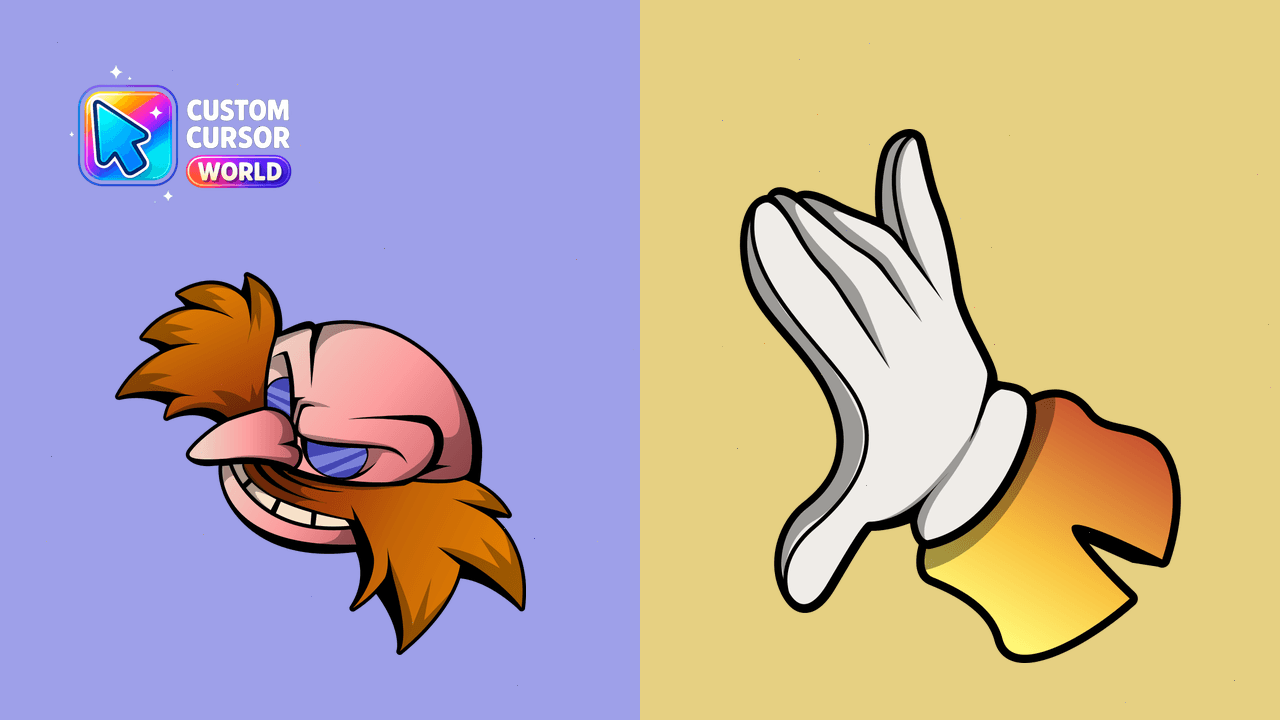 Cursor pack preview: Evil Genius Doctor Eggman Cursor Pack