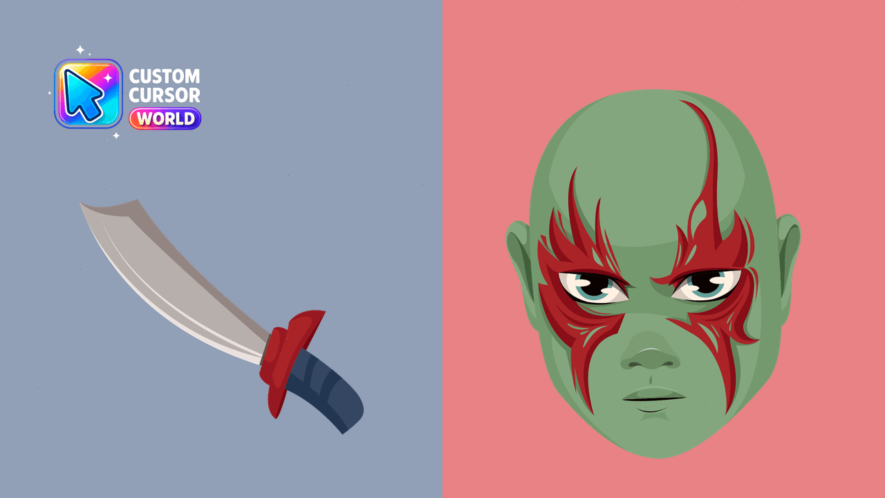 Cursor pack preview: Drax Destroyer Custom Cursor