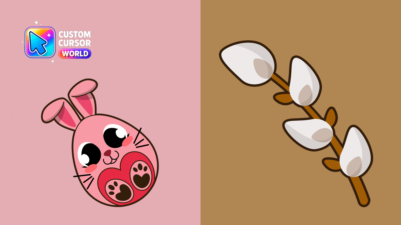 Cursor pack preview: Easter Cursor Pack Bundle