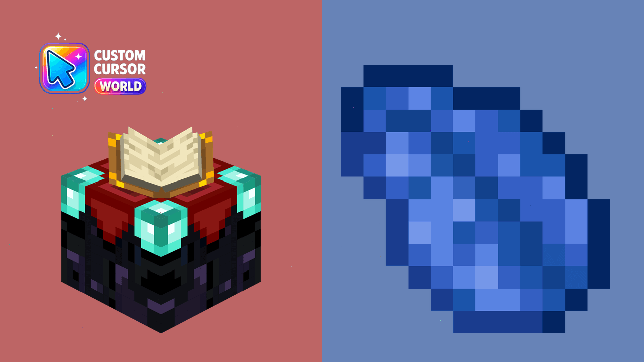 Cursor pack preview: Enchanting Cursor Pack - Minecraft Magic for Your Browser