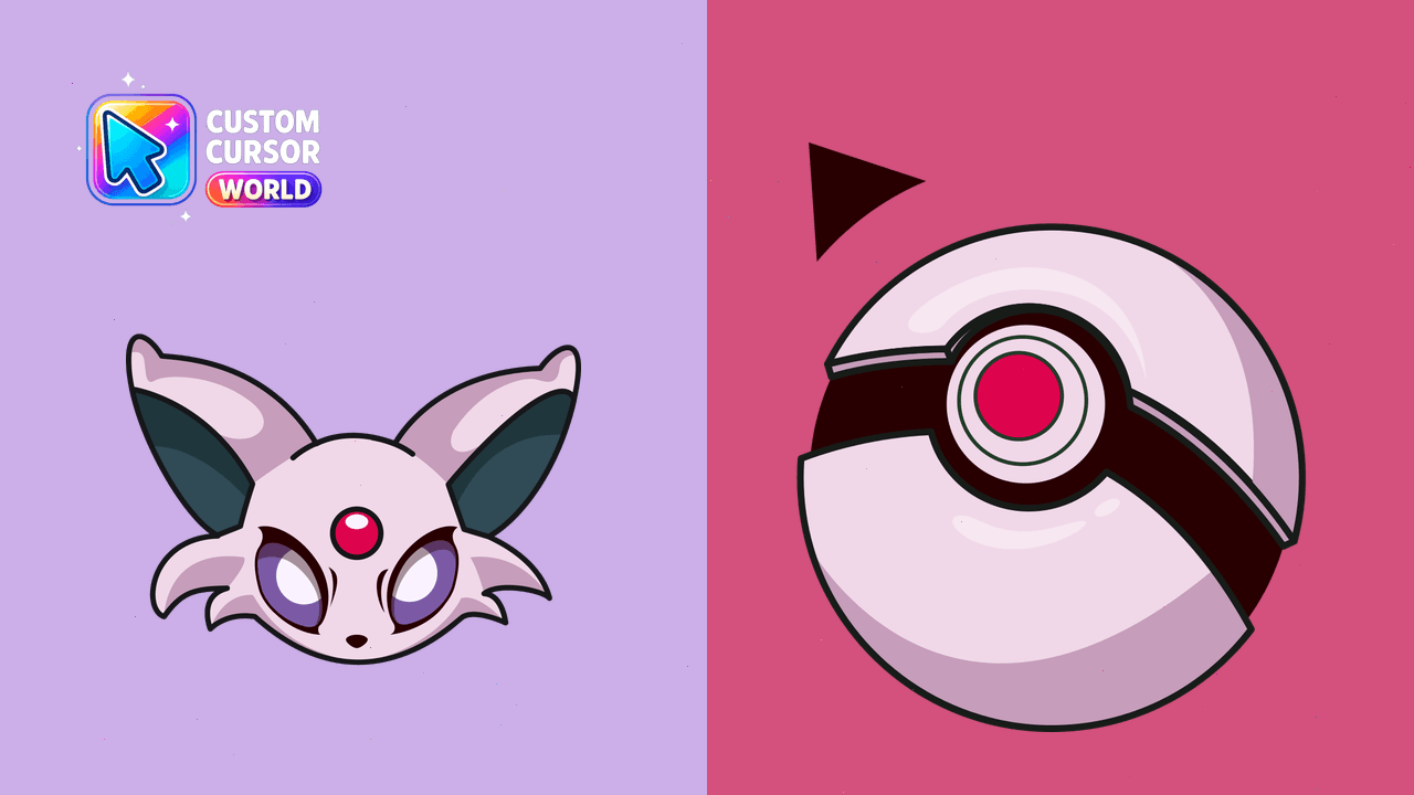 Cursor pack preview: Espeon Custom Cursor Pack