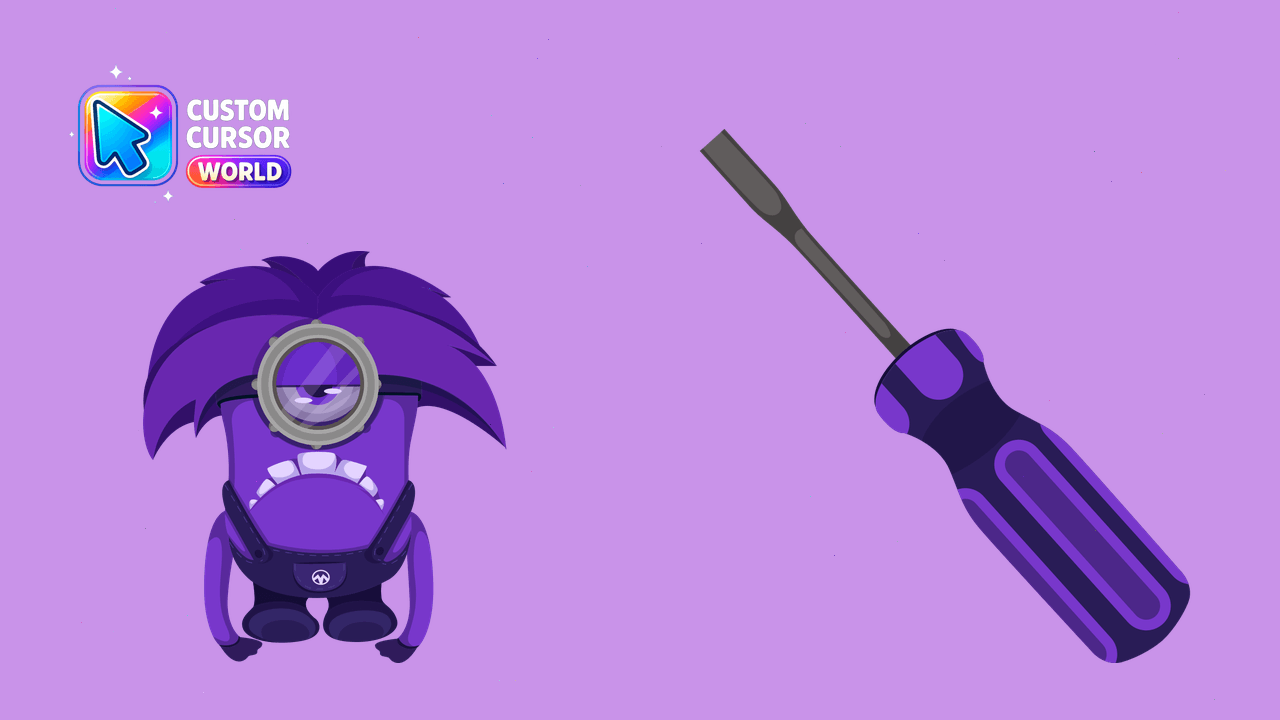Cursor pack preview: Custom Minion Cursor Pack for Browsers
