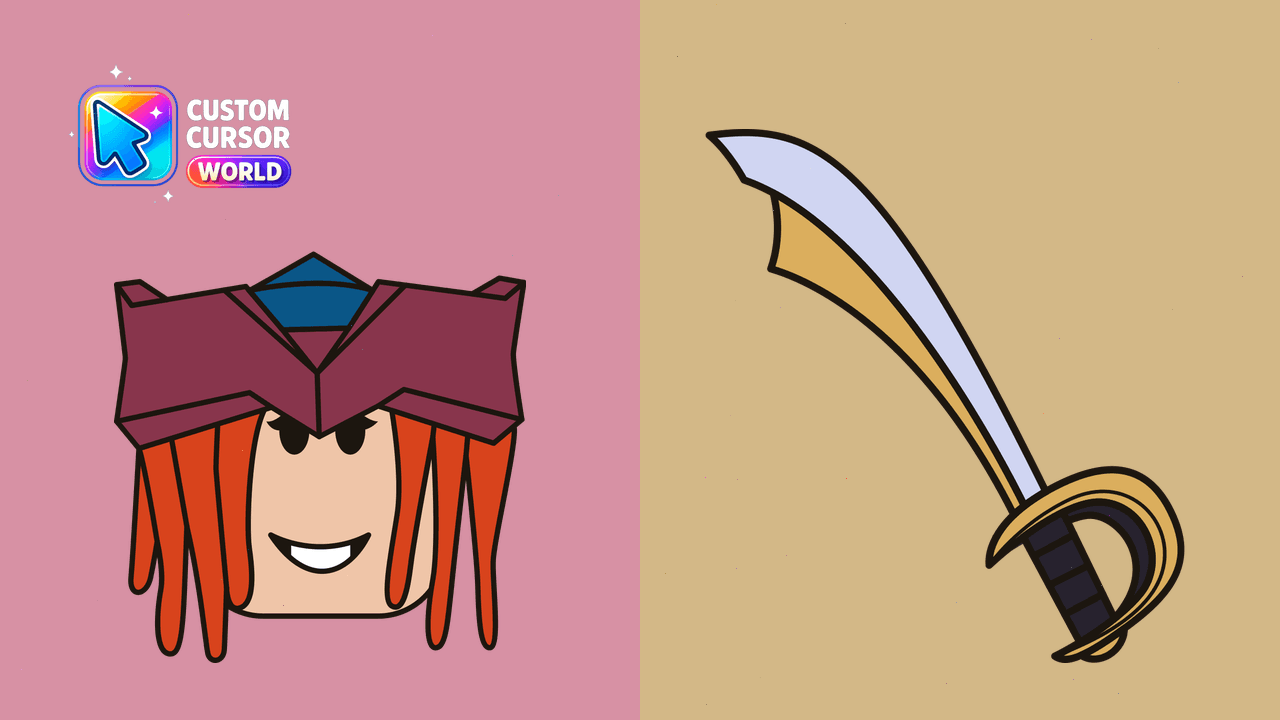 Cursor pack preview: Pirate Queen Cursor Pack for Roblox Browsing