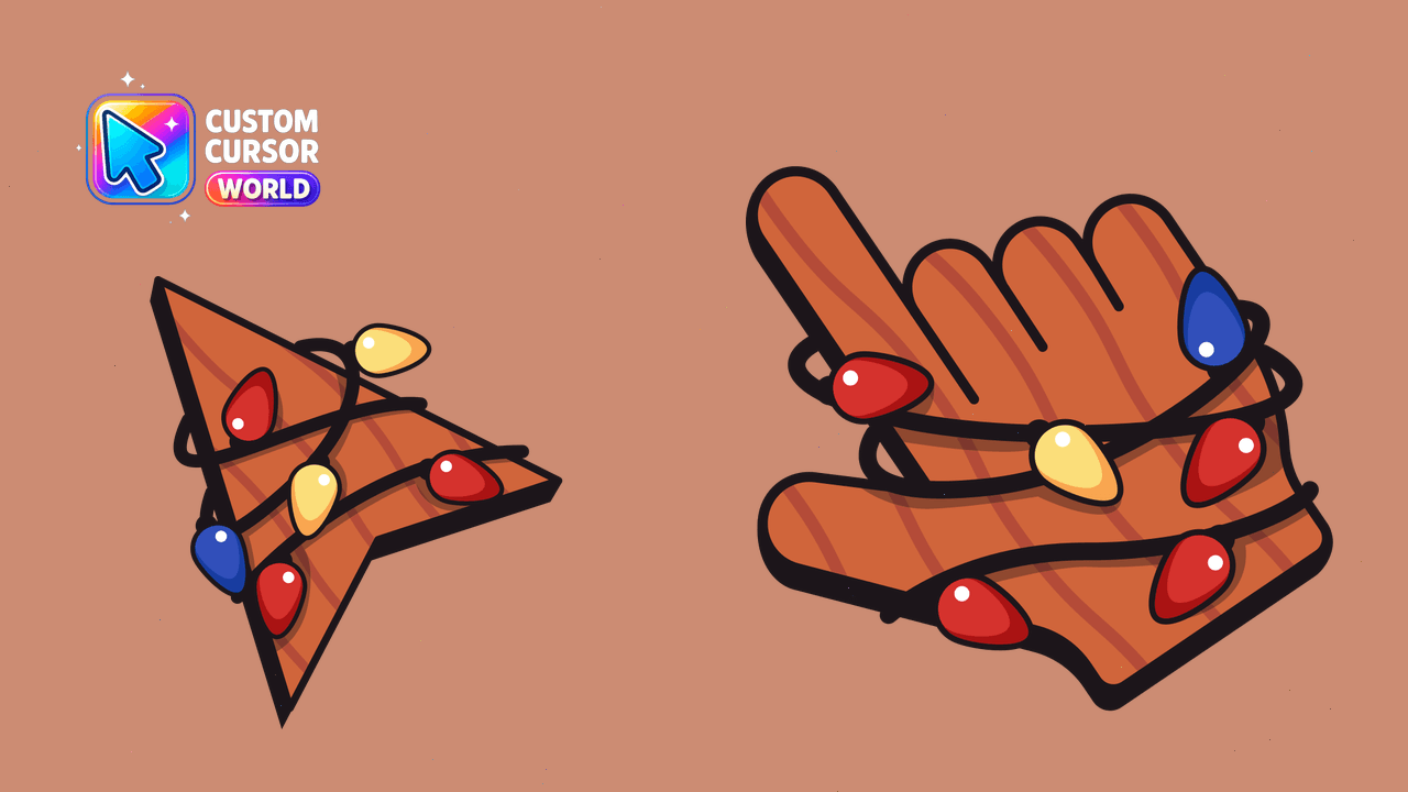Cursor pack preview: Glowing Cursor Pack - Fairy Lights for Browsers