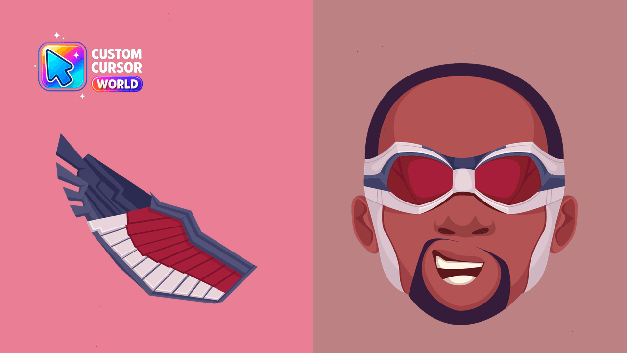 Cursor pack preview: Custom Cursor Pack Falcon Marvel Collection