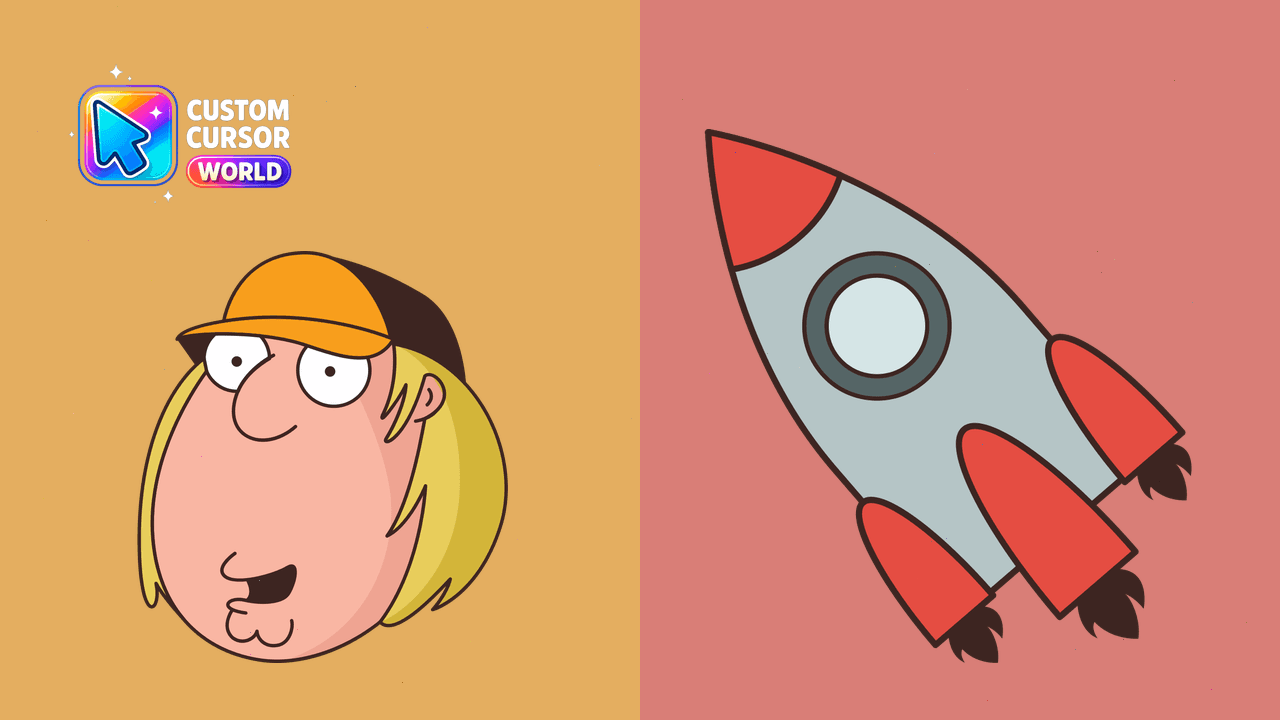 Cursor pack preview: Custom Cursor Family Guy Chris Griffin Pack