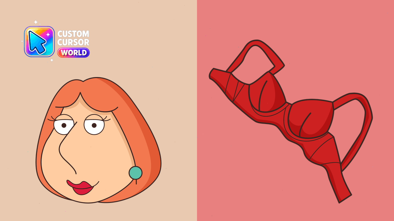 Cursor pack preview: Lois Griffin Custom Cursor Pack for Chrome & Edge
