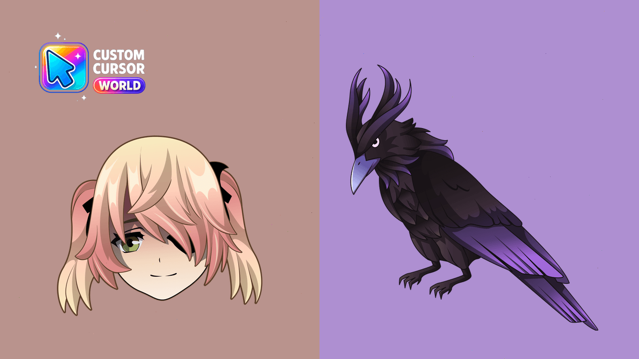 Cursor pack preview: Fischl Custom Cursor Pack for Genshin Impact