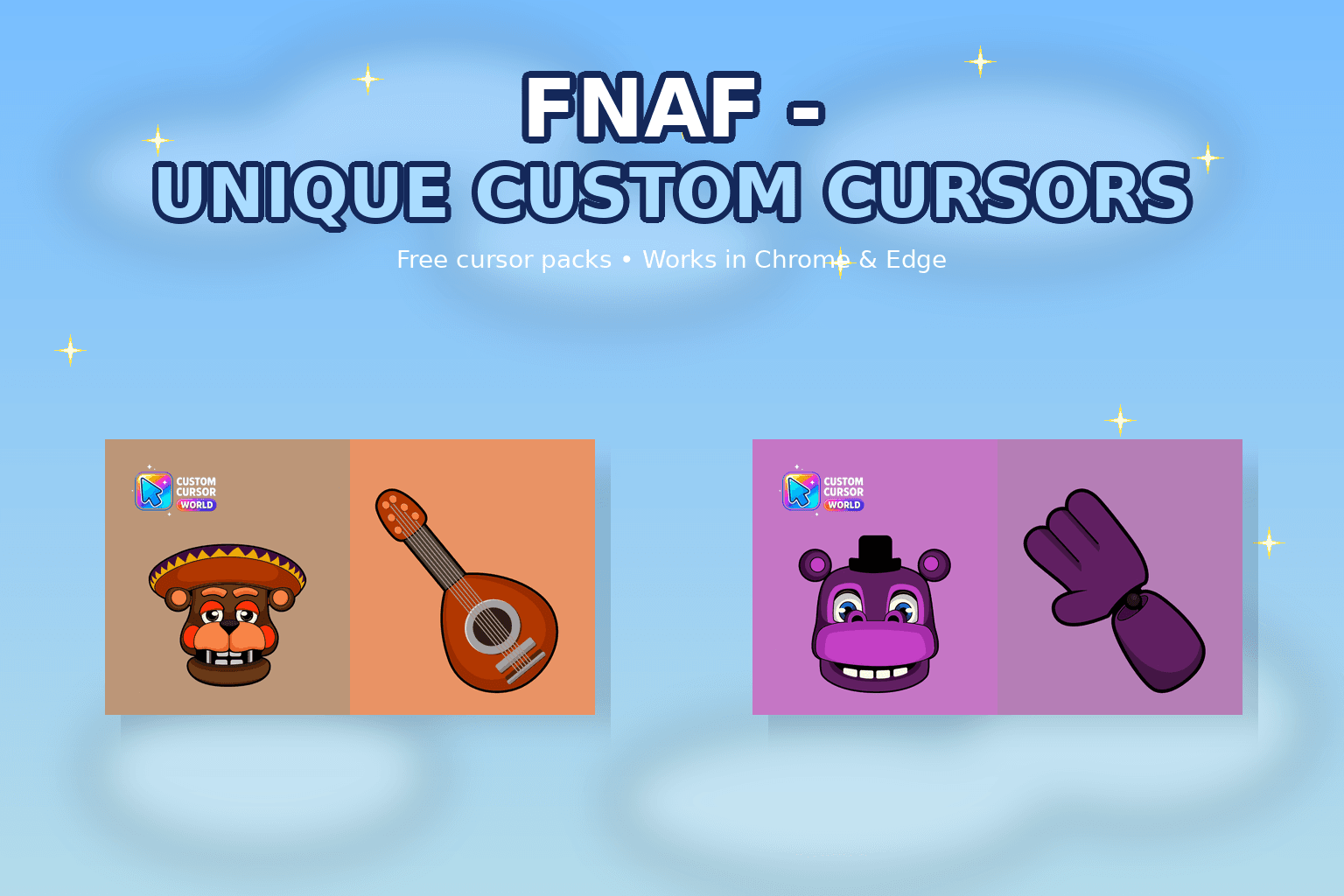 FNAF Cursor Collection - Unique Custom Cursors - Custom cursor collection preview