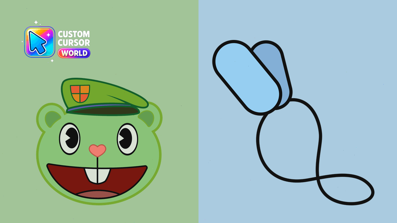Cursor pack preview: Custom Flippy Cursor Pack for Web Browsers