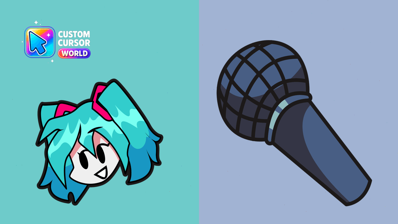 Cursor pack preview: Hatsune Miku Custom Cursor Pack for Mouse & Pointer