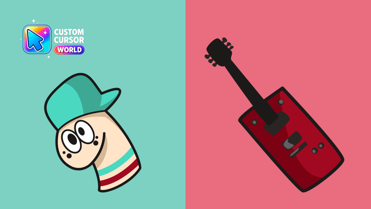 Cursor pack preview: Lucky Boy Custom Cursor Pack - Friday Night Funkin