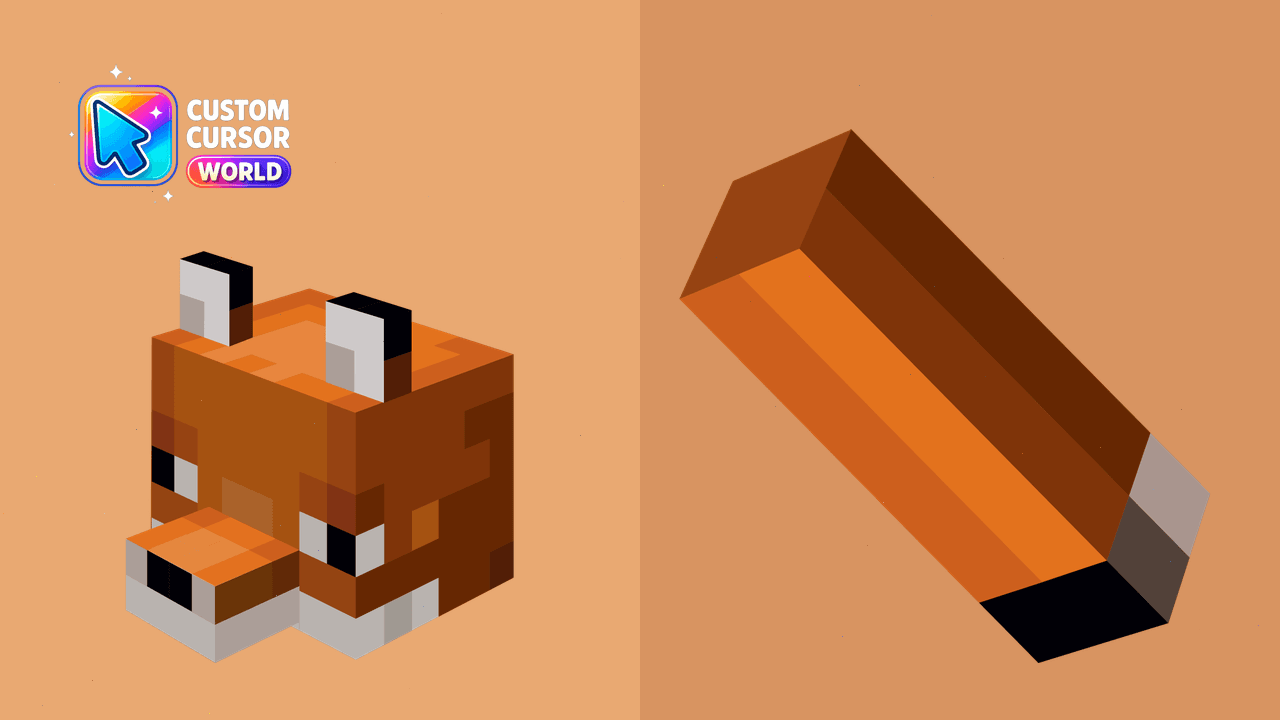 Cursor pack preview: Fox Cursor Pack for Minecraft