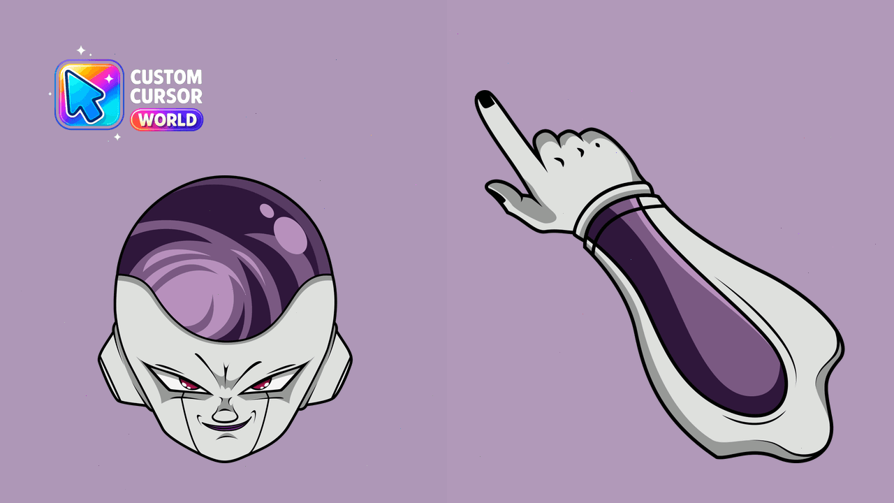 Cursor pack preview: Frieza Custom Cursor Pack for Chrome & Edge
