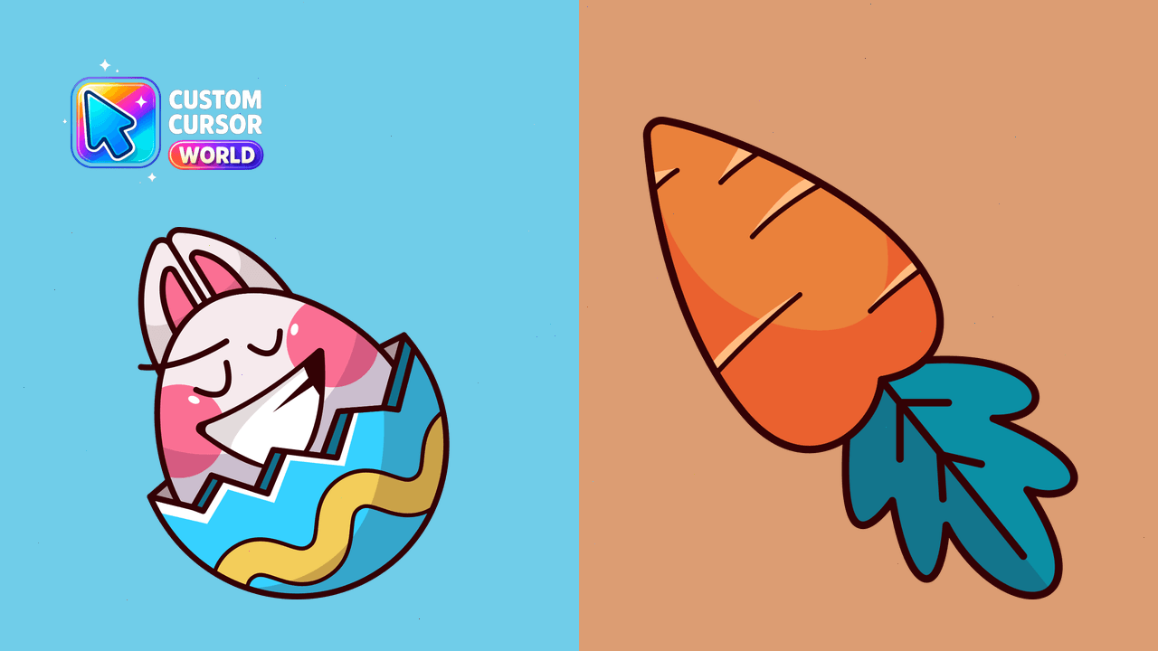 Cursor pack preview: Easter Bunny Cursor Pack