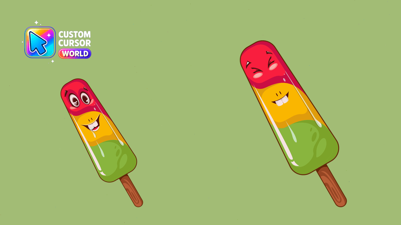 Cursor pack preview: Charming Cursor Pack - Ice Cream Collection